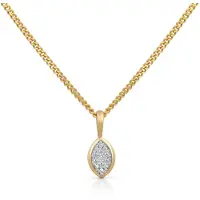 Orolino Halskette Gold 585 mit 6 natürlichen Brillanten zus. 0,03ct.