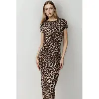 Hiccups for Kids Leopardprint Aansluitend Maxidress