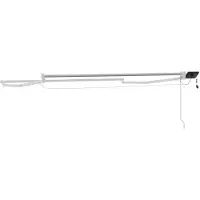 vidaXL Elektrisch Uittrekbaar Markies Frame Wit 3,5 x 2,5 m Aluminium