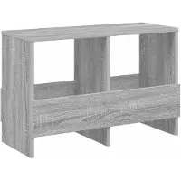 vidaXL Tijdschriftenrek Grijs Sonoma 68,5 x 30 x 45 cm