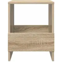 vidaXL Tijdschriftenrek 2 st Sonoma Eik 35 x 30 x 45 cm
