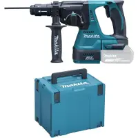 Makita DHR243ZJ 18 Volt combihamer | SDS-PLUS | met verwisselbare boorkop | zonder accu's en lader - DHR243ZJ