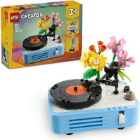LEGO Platenspeler met bloemen