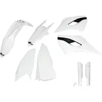 Ufo Husqvarna Te/tx/fe 2015-2016 Hukit615f-041 Fork Protectors & Plastic Set