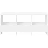 vidaXL Tijdschriftenrek Wit 102 x 30 x 45 cm