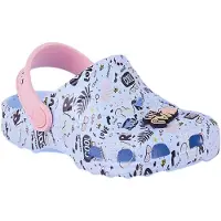 Coqui Klompen Kinderen Little Frog Game Over Blauw-Roze - Maat 27-28