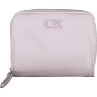 Calvin Klein Gevoerd Ritsportemonnee Lila