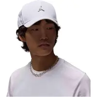 Jordan Rise Metal Logo Cap, white