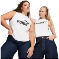 Puma Sporttop 'Ess No. 1' zwart / wit