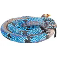 Wild republic Living Earth Snakes Teddy 152 Cm Blauw Kinderen