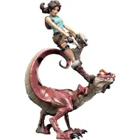Weta Workshop Tomb Raider - Mini Epics Figuur - Lara Croft & Raptor