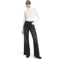 G-Star Deck Ultra High Wide Leg Faded Blade Maat: W27L32 | Flared Jeans Outlet | Dames | Zwart
