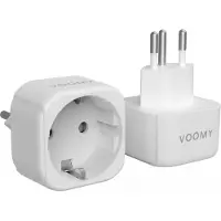 Voomy Travel Y506 - Type J - 2 Stuks - Wit