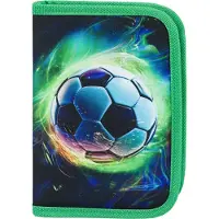 Baagl Etui Voetbal Groen 1- rits
