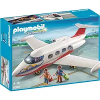 Playmobil 6081 Vakantievliegtuig met passagiers en boordcomm