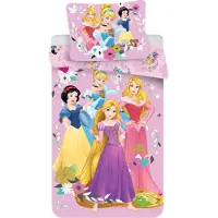 Disney Princess Pink - Dekbedovertrek - 140 x 200 cm - Multi
