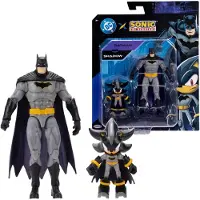 JAKKS Pacific Sega Sonic X DC Multipack, Shadow, 7 cm figuur, grijs, grijs, one size