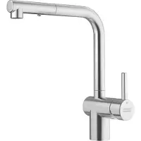 Franke Atlas Neo - Keukenkraan FG 4171.501, met uittrekbare vuistdouche, rvs 115.0741.710