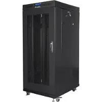 Lanberg 19" 27U, vrijstaande LCD-kast met geperforeerde deur (FlatPack), (verzendkosten via transportbedrijf)