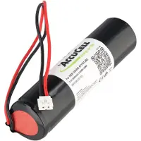 AccuCell GSUN3 6717 - Noodverlichting batterij NiCd 2.4V 1800mAh L1x2 Sub-C - 23 x 86 mm (Ø x H)