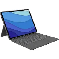 Logitech Combo Touch Apple iPad Pro 11 inch (2022/2021/2020) Toetsenbord Hoes QWERTY Grijs