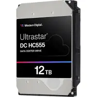 Western Digital WD Ultrastar DC HC555 - Harde schijf - Datacenter - 12 TB - Intern - 3.5" (8.9 cm) - SAS 12Gb/s - 7200 rpm - Cache: 512 MB