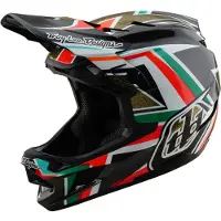 Troy Lee Designs D4 Carbon Mips Integrale Helm Zwart/Goud