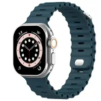 Accezz Ocean bandje voor de Apple Watch | 44/45/46/49 mm - Abyss Blue