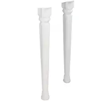 Hak Antik Wastafelsteunpoot (2 stuks), wit