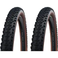 Schwalbe Smart Sam Performance Clincher Tyre 27.5x2.60" DD RaceGuard Snakeskin Addix, bruin/zwart 65-584 | 27.5x2.60" 2024 E-bike Banden