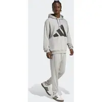 Adidas Trainingspak 'BIG LOGO HOODED' grijs / zwart