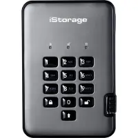 ISTORAGE diskAshur PRO 2 5 TB Externe harde schijf (2,5 inch) USB-A 3.2 Gen 2 Grafiet IS-DAP2-256-5000-C-G