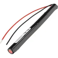 AccuCell Emergency light battery NiMH 4.8V 1100mAh L1x4 Mignon AA - 200mm kabel - vervangt