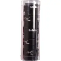Softee Soepele padel grip Tech (x5) - zwart