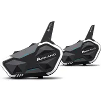 Midland R1 MESH TWIN Zwarte Draadloze Koptelefoons (2 Eenheden)