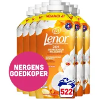 Lenor 6x Wasverzachter Amber & Orchidee 87 Wasbeurten 1872 Ml