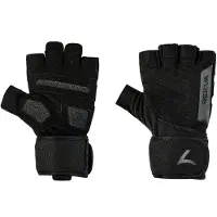 Reeva Fitness Handschoenen met Wrist Wrap - Zwart - L