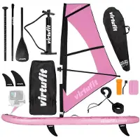 VirtuFit Supboard Surfer 305 - Pink - Inclusief Windzeil en accessoires