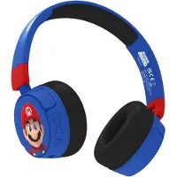 OTL TECHNOLOGIES Super Mario - draadloze kinderkoptelefoon - volumebegrenzing - lange batterijduur - microfoon - opvouwbaar - bluetooth