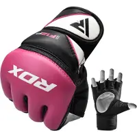 RDX Sports GGRF-12 Grappling Gloves - MMA Handschoenen - Roze - M