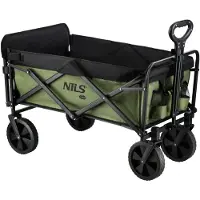 NILS Camp Opvouwbare Bolderkar - Groen - 150L