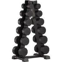 Centr Dumbbell Toren met 12-delige dumbbellset - 4 t/m 14 kg