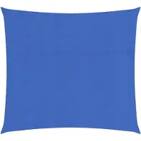 vidaXL Zonnezeil 160 g/m² 2x2,5 m HDPE blauw