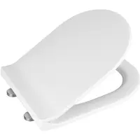 Wenko Premium toiletzitting HABOS, automatische zitting, witte toiletdeksel/bril