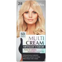 Joanna - Multi Cream Metallic Color 5D Effect Hair Dye 28 Very Bright Pearl Blonde