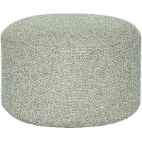 Hubsch - Marshmellow Pouffe - Light green - Small ø52xh36cm