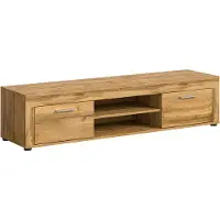 Ebuy24 Tv-meubel Jam - 160x40x37cm - 2 Deuren - Wotan Eik