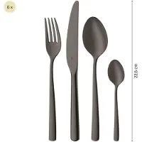 WMF Boston bestekset Dark Passion 1120006133 24-delig