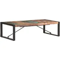 vidaXL Salontafel 140x70x40 cm massief gerecycled hout