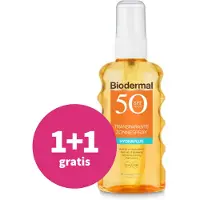 Biodermal 1+1 Gratis: Zonnespray Transparant Spf 50+ 175 Ml